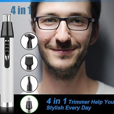 Men Electric Ear Beard Nose Hair Trimmer Eyebrow Mustache Remover Shaver Clipper