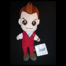 Odoroki Hosuke Ace Attorney Plush Doll CAPCOM Sanei Japan w/tag