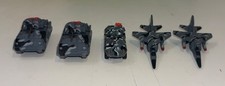 VINTAGE 1990 5 Micro Machines Military M198 Howitzer Grey Terror Troops Galoob