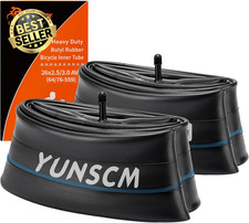 2x 26x3.0 Bike Tubes Schrader Valve Heavy Duty MTB Inner Tubes 26x2.5-3.0