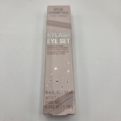 Kylie Cosmetics Kylash 2 PC Eye Set- Mascara/Gel Eyeliner - Black 0.4 fl  12ml