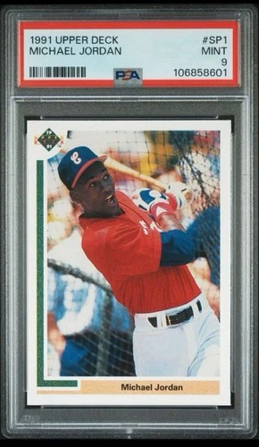 1991 Upper Deck Michael Jordan Graded By PSA 9