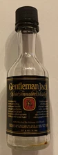 1st Gen Gentleman Jack Daniels empty 50ML MINI/MINIATURE FULL WRAP-AROUND LABEL