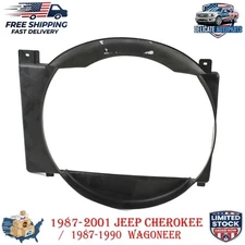 New Radiator Engine Cooling Fan Shroud OEM Replaces For 1987-2001 Jeep Cherokee