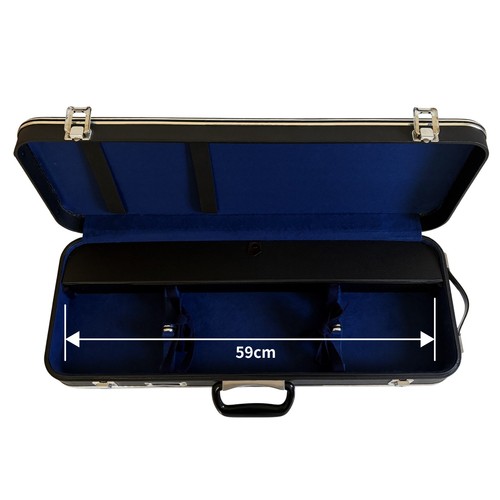 Hard Case for Japanese Shakuhachi Holds 3Flutes Instrument Carrying Case