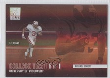 2004 Donruss Elite College Ties 515/2000 Lee Evans Michael Bennett #CT-14 0a1