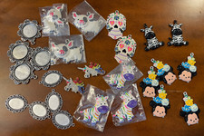 Lot Metal Charms DIY Jewelry Making Pendants and trays