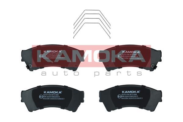 Front KAMOKA JQ101104 Brake Pad Set, disc brake for MAZDA