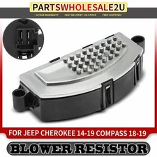 New Heater Blower Motor Resistor for Jeep Cherokee 2014-2021 Chrysler	200 15-17
