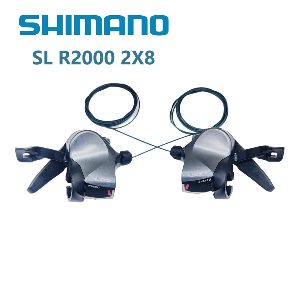 SHIMANO CLARIS SL-R2000 Shifter 2x8 Speed Add RD R2000 Medium Cage - Image 2 of 4