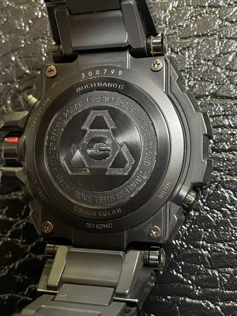 CASIO G-SHOCK MTG-S1000BD-1AJF Black Metal Band Tough Solar