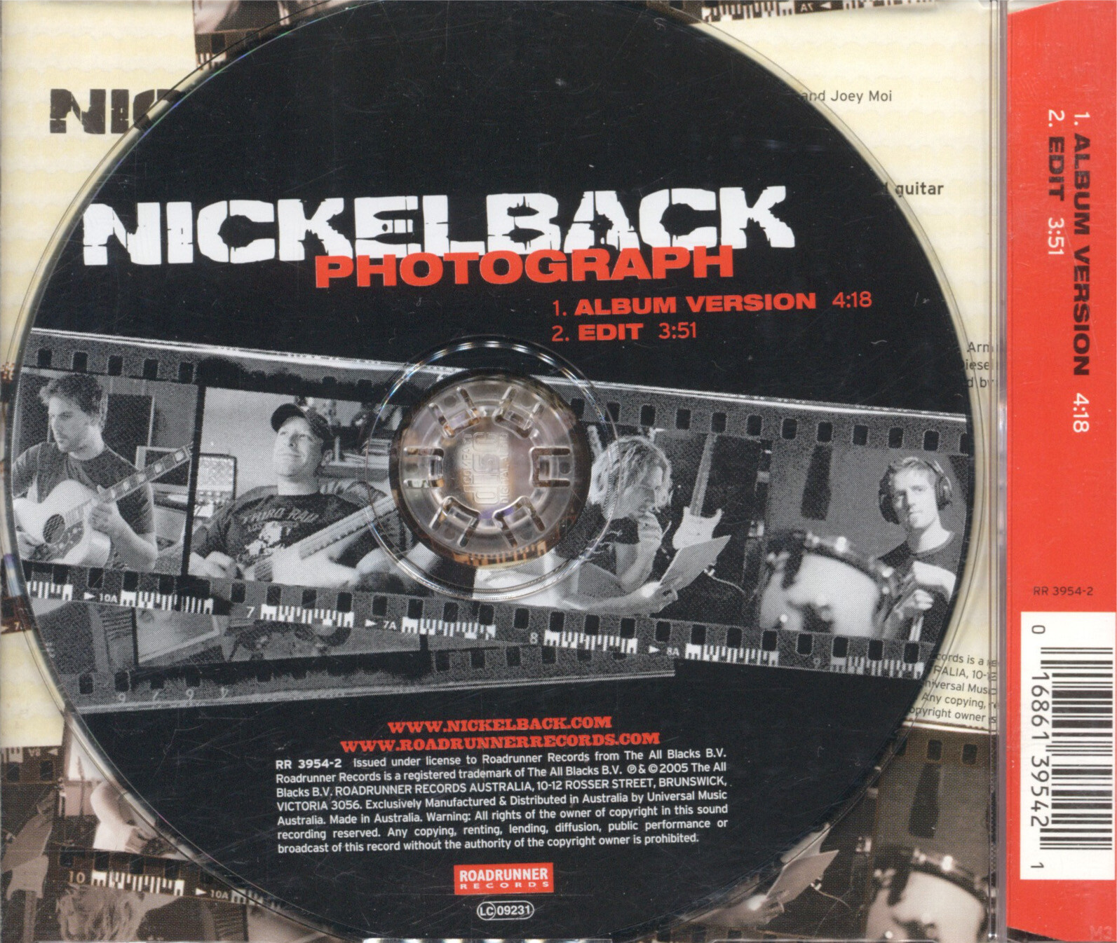 Nickelback Photograph CD eBay