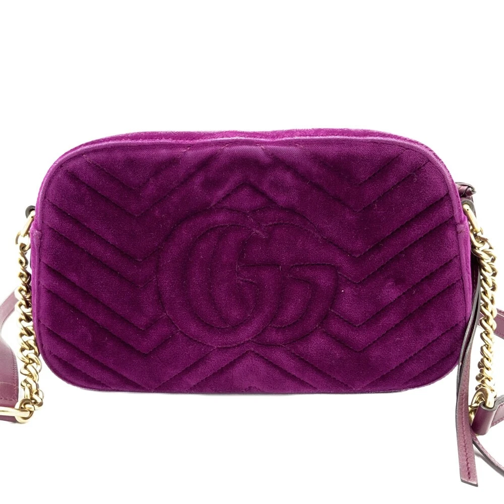 Gucci GG Marmont Medium Shoulder Bag in Purple