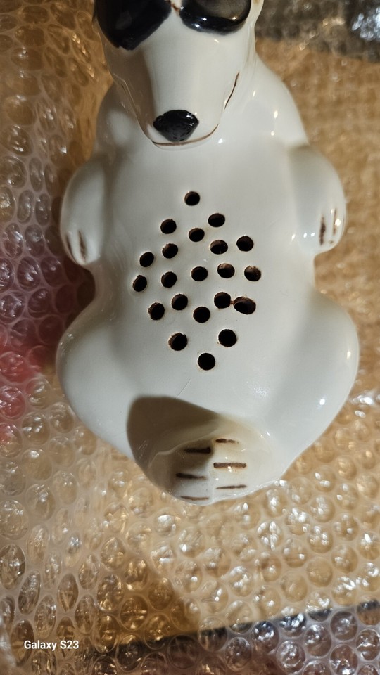 Vintage Ceramic Sunglass Wearing Polar Bear Baking Soda Holder for
