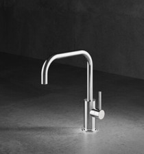MGS SPINSQ-P Spin SQ, Single Hole Faucet in POLISHED STAINLESS STEEL New in Box