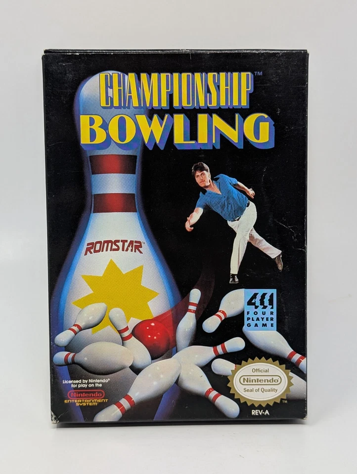 Championship Bowling (Nintendo Entertainment System, 1989) NES - CIB Complete - Image 2 of 4