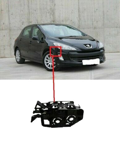 Patte d'ancrage pare-choc passager 7120PW pour Peugeot 308 CC, finition précise haute résistance
