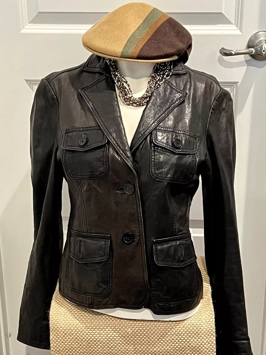 Michael kors vintage cheap leather jacket