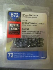 NEW POWERCARE B72 18" 326-505 SAW CHAIN Homelite, Husqvarna,Echo,Red Max etc.