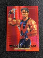 Wonder Man 2024 Marvel Masterpieces 92 Platinum #93 Red Prism /492