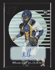 2021 Panini Chronicles #13 Mario Feliciano Zenith Autographs Rookie RC Brewers
