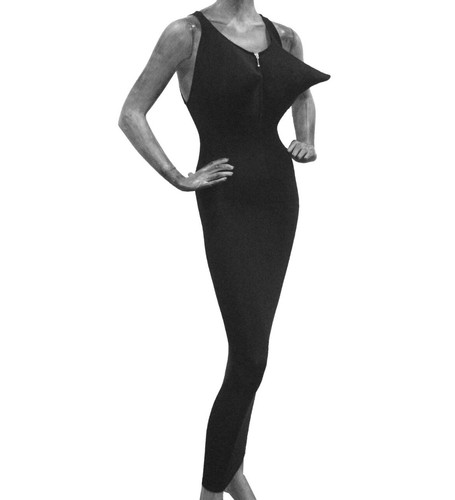 Jersey Knit Dress Vintage 1980s 