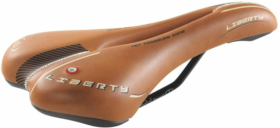 SELLE MONTEGRAPPA ORIGINALE IDÉAL POUR LE VÉLO DE MONTAGNE AVEC CUIR SYNTHÉTIQUE