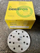 DeerFos P220 abrasive sanding paper 150mm 15 hole 100pcs box (READ to shipping!) 0.24 per gallon