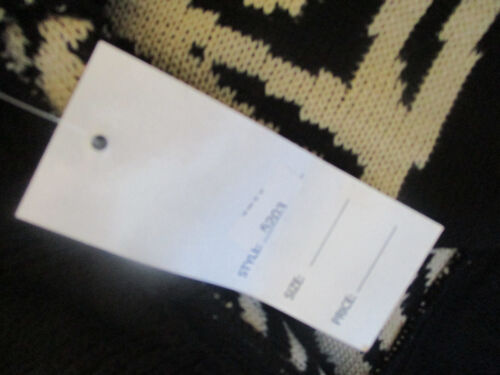 Warm shawlwrap- black/beige pattern with flounced edges - Picture 8 of 8