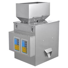 Pesatrice e riempitrice automatica per polvere granulare a doppia testa da 200 g