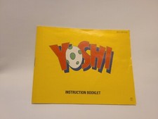 Yoshi NES Instruction MANUAL Booklet Book ONLY Authentic Original Nintendo