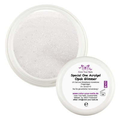 Special One Acrylgel Opak Glimmer. Acryl & U-Gel in Einem. Ohne Liquid zu verarb