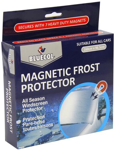 Bluecol Magnetic Car Front Back Windscreen Snow Frost Ice Screen Cover Protector