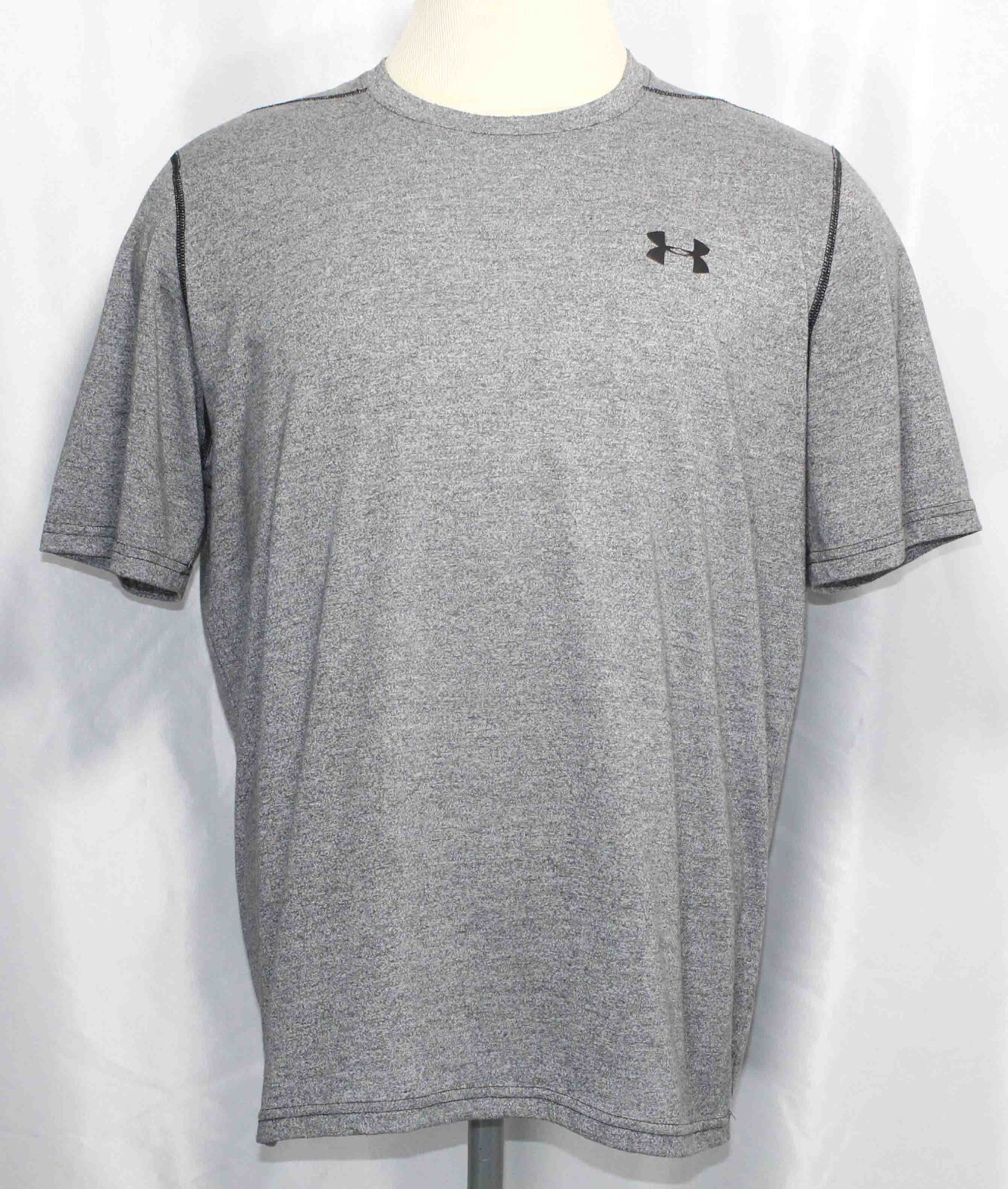 Under Armour Threadborne Gray Heather Active T-Sh… - image 1