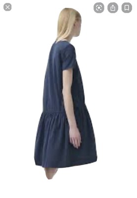 cos navy blue dress
