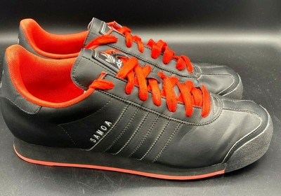 adidas samoa black and red