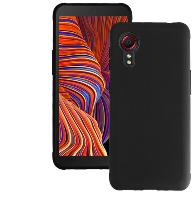 Hülle Silikon Tasche Dark Case Handyhülle Schutz für Samsung Galaxy Xcover 5 EE