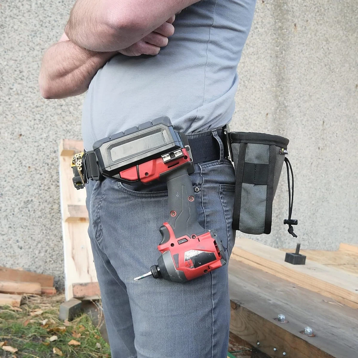 Tool belt drill hanger hot sale