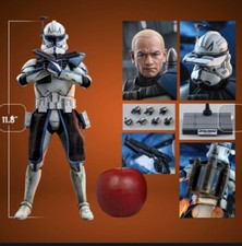 Hot Toys Captain Rex 1 6 12 Figure Star Wars The Clone Wars New In Box TMS018