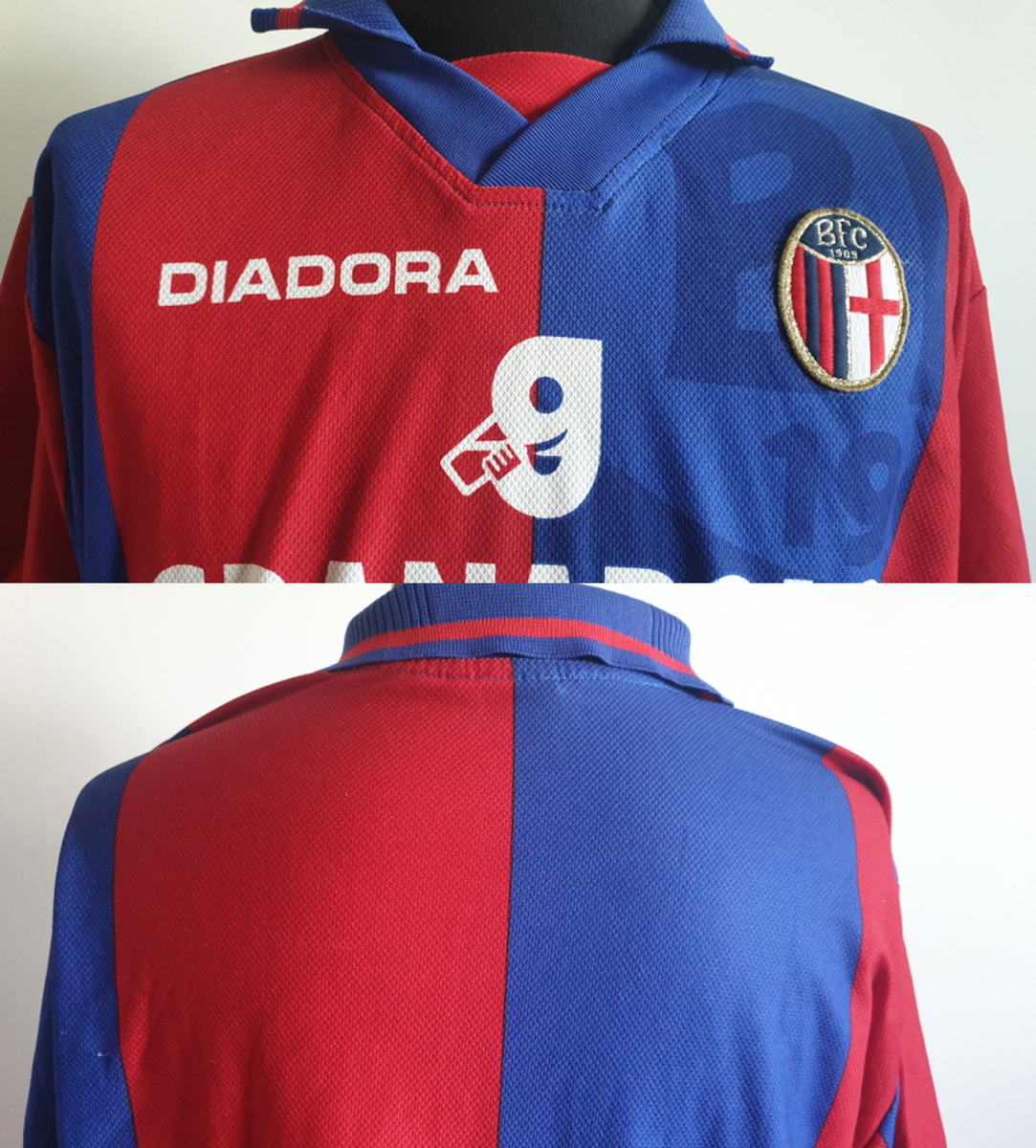 97/98 ボローニャ(H)　ユニフォーム　DIADORA　正規品　BAGGIO 97/98 ボローニャ(H) ユニフォーム DIADORA 正規品 BAGGIO