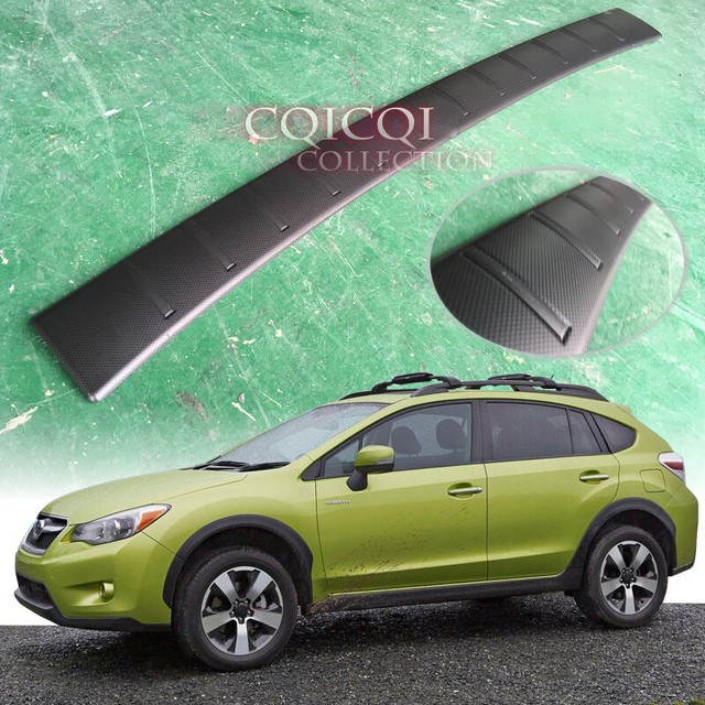 Matte Black rear bumper sill trunk protector for 1219 Subaru XV