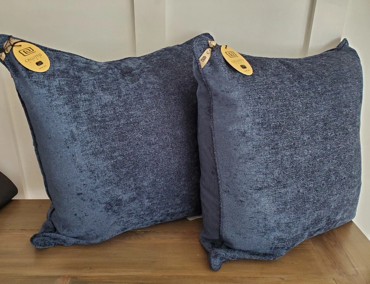 NWT CALLISTO HOME DECORATIVE BLUE THROW PILLOWS 24