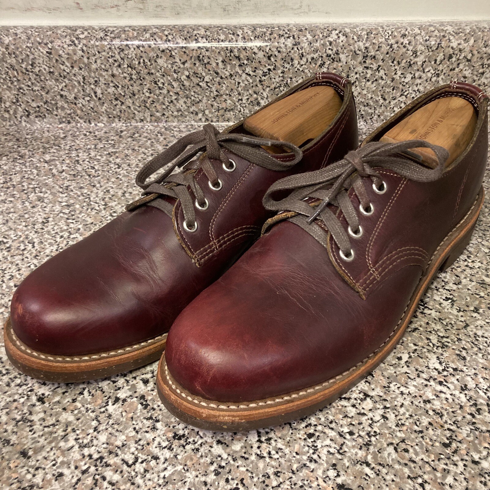 SAOLA Chippewa 1901M74 Uomo Cordovan Pelle Punta Tinta Unita Anaflex Servizio Derby 9.5D Us intime Ottimeioni