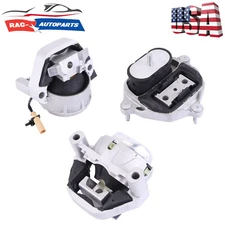 3PC N238 Engine Motor & Transmission Mount Set For 2012-2018 Audi A6 2.0L FWD