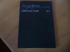 Fine Arts Compact Disc Player CD 1 - Orig. Bedienungsanleitung -