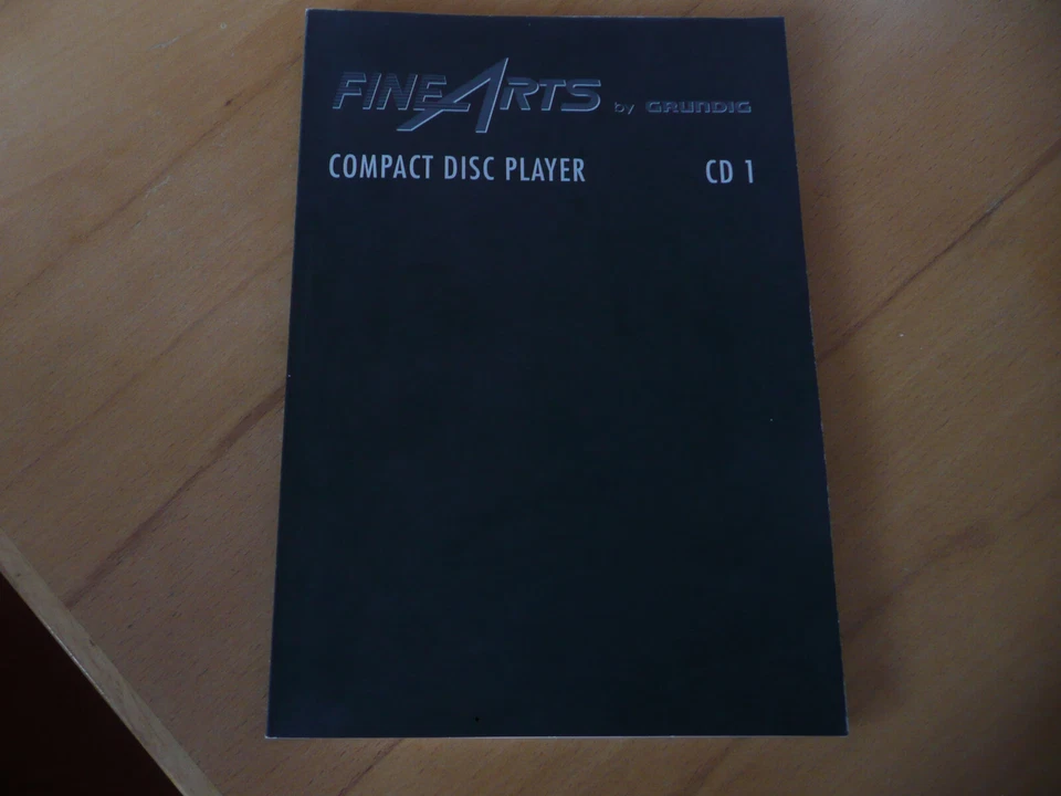 Fine Arts Compact Disc Player CD 1 - Orig. Bedienungsanleitung -
