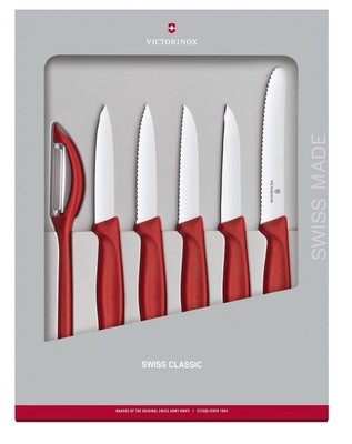 Coffret 6 couteaux de table Epure manche composite noir AU SABOT