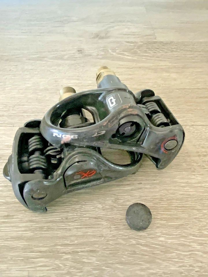 LOOK CX6 CARBON TITANIUM CLIPLESS PEDALS NO CLEATS BLACK 308 GRAMS - image 4 of 4