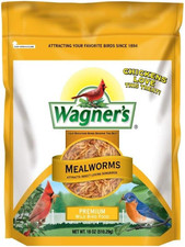 58005 Mealworms Wild Bird Food, 18-Ounce Bag