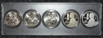 2024 P D S S S Complete 5-Coin Mary Edwards Walker American Women Quarter Set